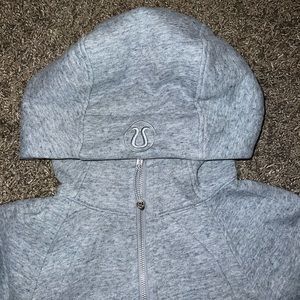 Gray lululemon scuba jacket Size 4